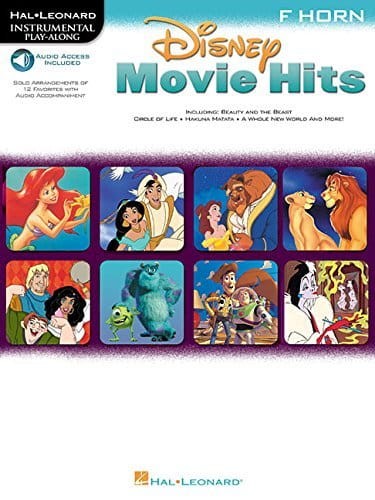 Disney Movie Hits: F Horn (+ audio online) - nuty na waltornię (róg F)