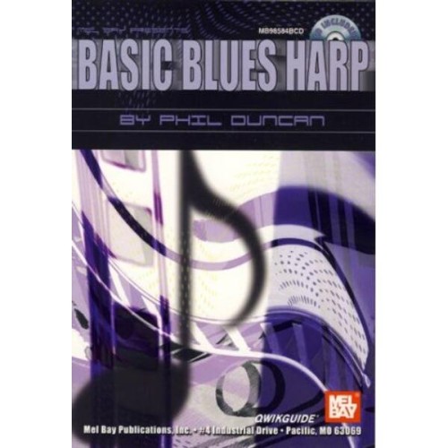 Qwikguide - Basic Blues Harp (+ płyta CD) - nuty na harmonijkę ustną - Phil Duncan