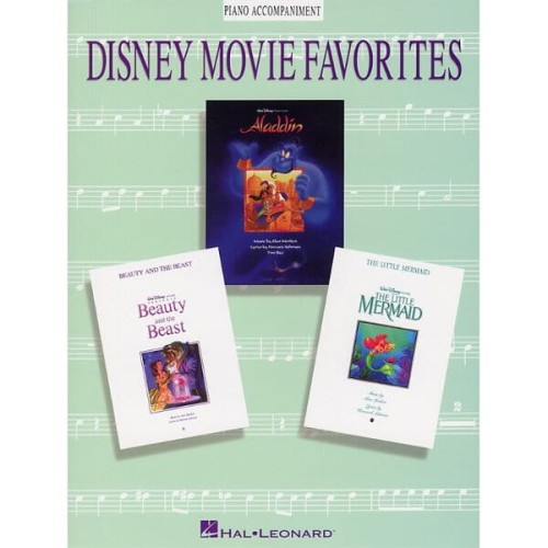 Disney Movie Favorites: Piano Accompaniment For Flute, Clarinet, Alto Sax, Trumpet And Trombone - akompaniament fortepianowy
