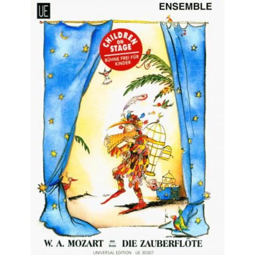 Wolfgang Amadeus Mozart - Czarodziejski Flet na zespół dziecięcy - trio o zmiennym składzie, fortepian i perkusję