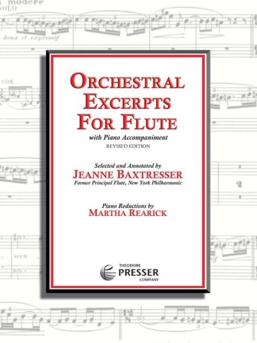 Daniel Dorff, Jeanne Baxtresser, Martha Rearick: Orchestral Excerpts for Flute with Piano Accompaniment - nuty na flet poprzeczny i fortepian