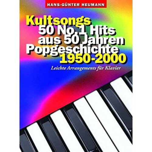 Kultsongs 50 No.1 Hits 1950-2000 - nuty na fortepian, melodia i akordy gitarowe