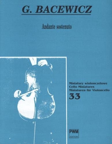 Grażyna Bacewicz: Andante sostenuto na wiolonczelę i fortepian - nuty na wiolonczelę