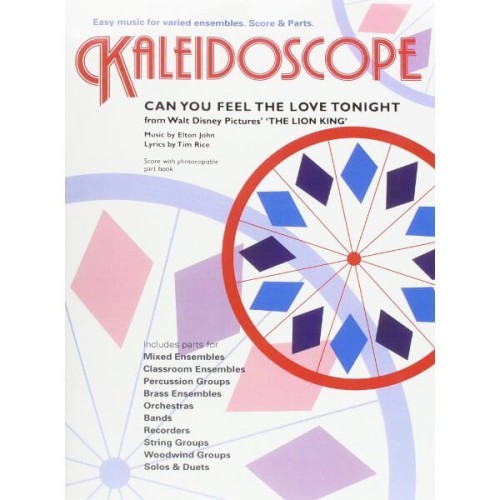 Kaleidoscope: Elton John - Can You Feel The Love Tonight - nuty na zespół kameralny w różnych układach