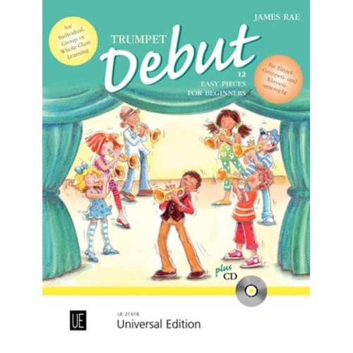 James Rae: Trumpet Debut (+ płyta CD) - 12 łatwych utworów dla początkujących na trąbkę solo lub w duecie