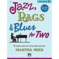 Jazz, Rags and Blues for Two 2 - Martha Mier - nuty na fortepian na cztery ręce