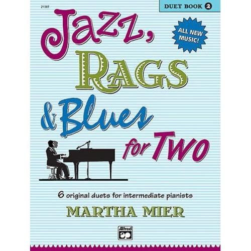 Jazz, Rags and Blues for Two 2 - Martha Mier - nuty na fortepian na cztery ręce