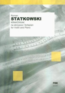 Krakowiak op. 7 - nuty na skrzypce - Roman Statkowski