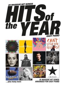 Hits Of The Year 2016 - nuty w łatwym układzie na fortepian