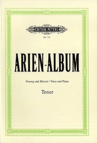 Arien-Album fur Tenor - słynne arie na tenor z fortepianem