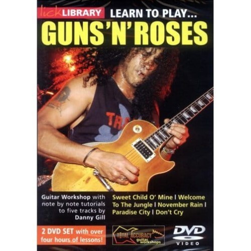 Lick Library - Learn To Play Guns N' Roses - Volume 1 - szkoła gry na gitarze elektrycznej (DVD)