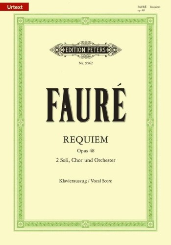 Gabriel Fauré: Requiem d-Moll op. 48 - nuty na chór + wyciąg fortepianowy - Reiner Zimmermann, Jean-Michel Nectoux