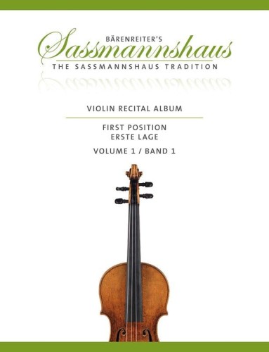 Violin Recital Album 1 - Kurt Sassmannshaus - nuty na skrzypce z fortepianem lub z drugimi skrzypcami w pierwszej pozycji