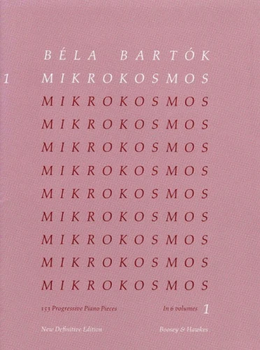 Bela Bartok: Mikrokosmos vol. 1 - nuty na fortepian solo