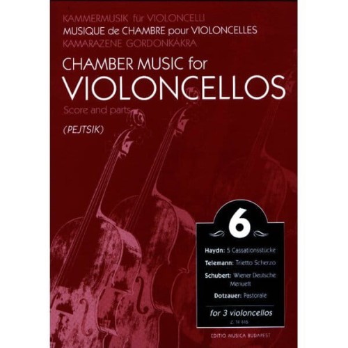 Chamber Music for violoncellos 6 - Arpad Pejtsik - muzyka kameralna na 3 wiolonczele