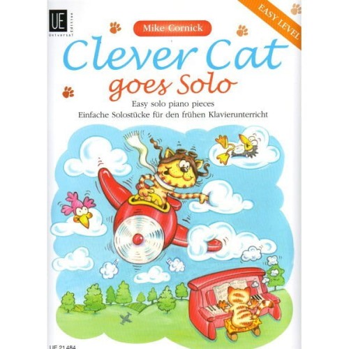 Mike Cornick - Clever Cat goes Solo - nuty na fortepian dla początkujących