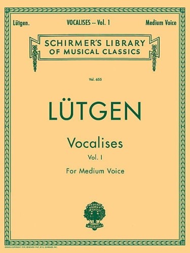 Balthazar Lutgen: Vocalises for Medium Voice 1 - 20 codziennych ćwiczeń dla wokalistów - głos średni