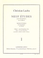 Christian Lauba: Neuf Etudes Pour Saxophones - Cahier 1 pour Saxophone Alto - ćwiczenia na saksofon altowy