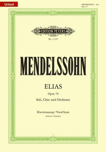 Felix Mendelssohn: Elias op. 70 - Eliasz - nuty na chór + wyciąg fortepianowy