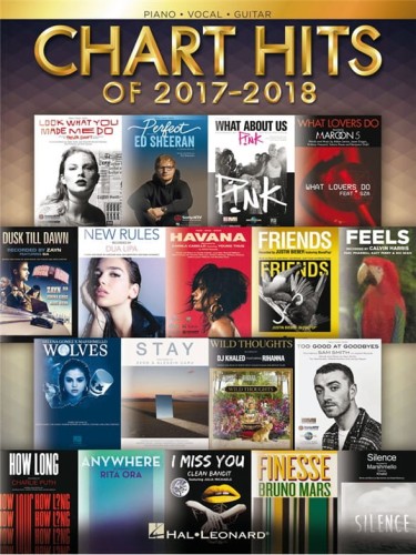 Chart Hits Of 2017-2018 (PVG) - nuty na fortepian, melodia, akordy gitarowe, teksty