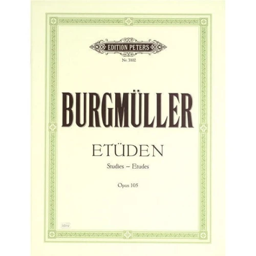 Johann Friedrich Burgmuller: Etiudy op. 105 na fortepian