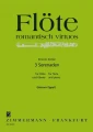 Ernesto Köhler: 3 Serenaden for flute and piano - nuty na flet poprzeczny i fortepian