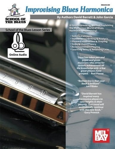 David Barrett: Improvising Blues Harmonica (+ audio online) - szkoła improwizacji na harmonijce ustnej