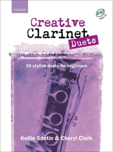 Creative Clarinet Duets (+ płyta CD) - Kellie Santin, Cheryl Clark - łatwe jazzowe duety na klarnet