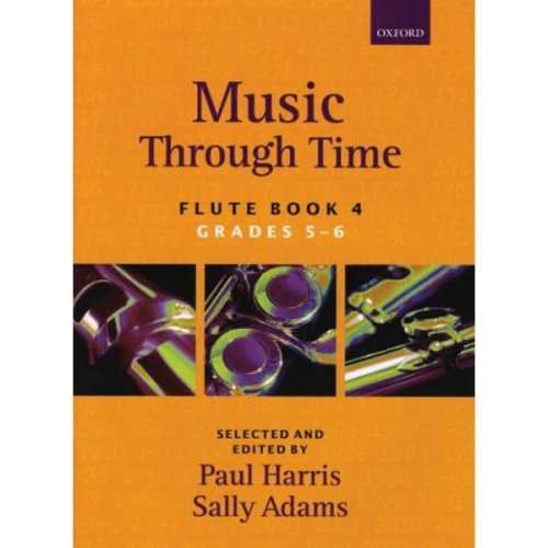 Music Through Time Flute Book 4 - Paul Harris, Sally Adams - nuty na flet z akompaniamentem