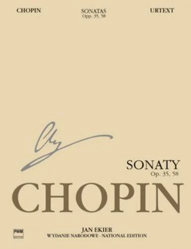 Fryderyk Chopin: Wydanie Narodowe tom 10A - Sonaty op. 35, 58 - Jan Ekier - nuty na fortepian