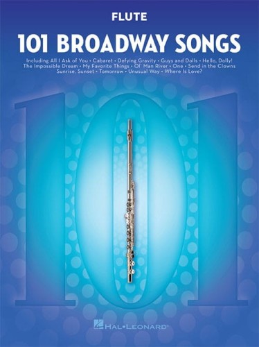 101 Broadway Songs: Flute - nuty na flet poprzeczny