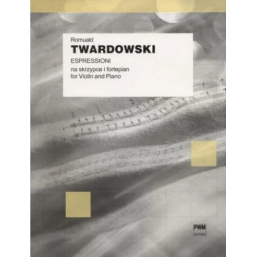 Espressioni na skrzypce i fortepian - nuty na skrzypce - Romuald Twardowski