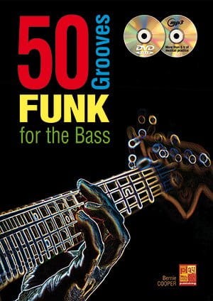 50 Funk Grooves For The Bass (+ płyta CD i płyta DVD) - Bernie Cooper - nuty na gitarę basową