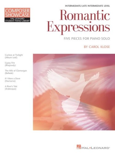 Composer Showcase: Carol Klose - Romantic Expressions - nuty na fortepian solo
