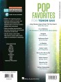 Pop Favorites for Tenor Saxophone: 10 Fun Hits (+ audio online) - łatwe nuty na saksofon tenorowy