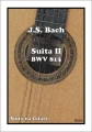 Jan Sebastian Bach: Suita nr 2 BWV 813 - nuty na gitarę klasyczną
