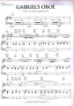 Ennio Morricone: Gabriel's Oboe (temat z filmu Misja) - nuty na obój i fortepian