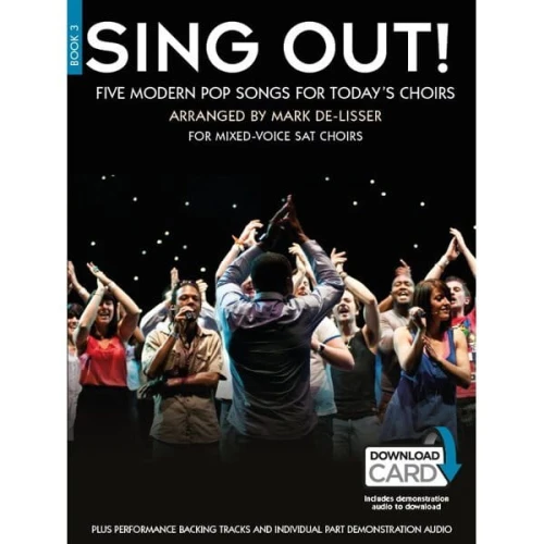 Sing Out! 5 Modern Pop Songs For Today's Choirs Book 3 (+ audio online) - nuty na chór SAT z fortepianem