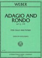 Carl Maria von Weber - Adagio and Rondo in F, J. 115 for Cello and Piano - nuty na wiolonczelę z fortepianem
