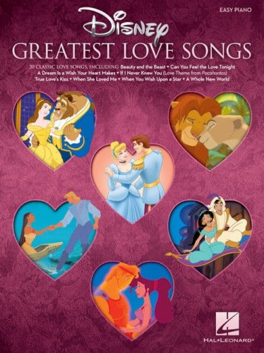 Disney Greatest Love Songs (Easy Piano) - piosenki o miłości z bajek Disneya w łatwym opracowaniu na pianino