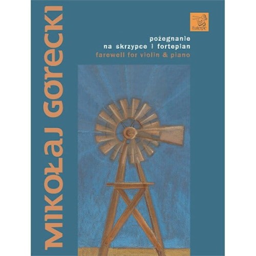 Pożegnanie na skrzypce i fortepian - Mikołaj Górecki - nuty na skrzypce z fortepianem