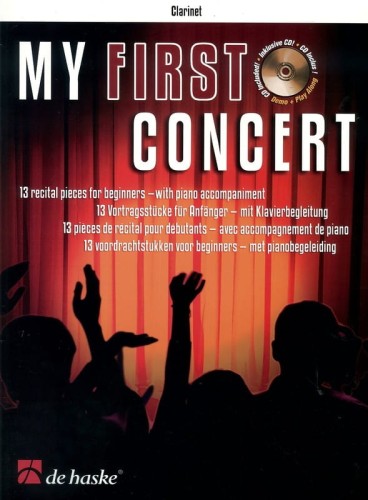 My First Concert: Clarinet - 13 utworów koncertowych dla początkujących - nuty na klarnet i fortepian (+ płyta CD)