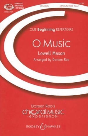 Lowell Mason: O Music (arr. Doreen Rao) for SSA choir and piano - nuty na chór i fortepian