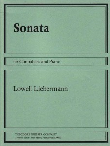 Lowell Liebermann: Sonata op. 24 for Contrabass and Piano - nuty na kontrabas z fortepianem