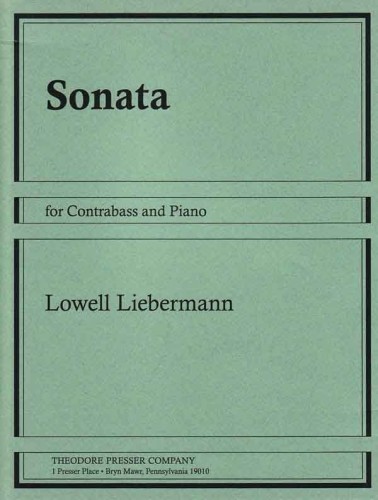 Lowell Liebermann: Sonata op. 24 for Contrabass and Piano - nuty na kontrabas z fortepianem