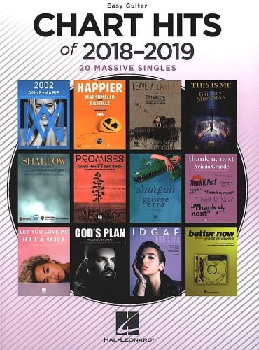 Chart Hits Of 2018-2019: Easy Guitar - nuty na gitarę, tabulatura, akordy gitarowe i tekst