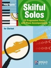 Philip Sparke - Skilful Solos for Clarinet - 20 Progressive pieces with Piano Accompaniment (+ płyta CD) - nuty na klarnet z fortepianem