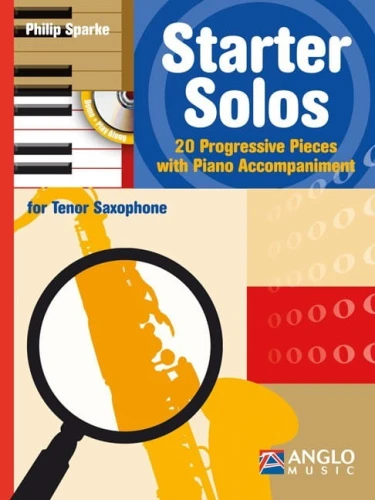 Philip Sparke - Starter Solos for Tenor Saxophone - 20 Progressive pieces with Piano Accompaniment (+ płyta CD) - nuty na saksofon tenorowy z fortepianem
