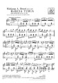 Wolfgang Amadeus Mozart: Marcia Turca dalla sonata in la K. 331 per fisarmonica - Alla Turca (Marsz Turecki) z sonaty fortepianowej nr 11 A-Dur KV 331 - nuty na akordeon