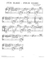 Ludwig van Beethoven: Fur Elise - Dla Elizy - nuty na akordeon